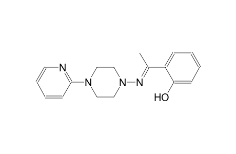 2-{(1E)-N-[4-(2-pyridinyl)-1-piperazinyl]ethanimidoyl}phenol