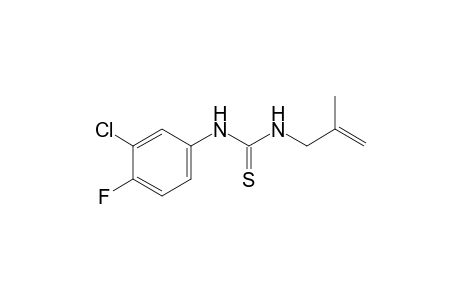 1-(3-Chloro-4-fluorophenyl)-3-(2-methylprop-2-en-1-yl)thiourea