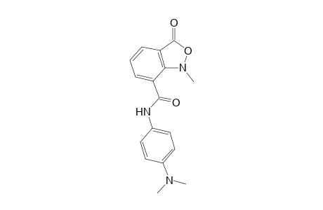 2,1-Benzisoxazole-7-carboxamide, N-[4-(dimethylamino)phenyl]-1,3-dihydro-1-methyl-3-oxo-