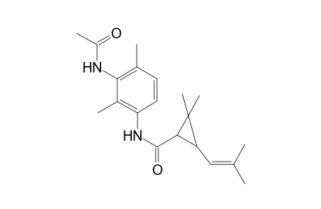 Cyclopropanecarboxamide, N-[3-(acetylamino)-2,4-dimethylphenyl]-2,2-dimethyl-3-(2-methyl-1-propenyl)-