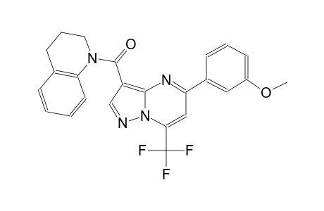 1-{[5-(3-methoxyphenyl)-7-(trifluoromethyl)pyrazolo[1,5-a]pyrimidin-3-yl]carbonyl}-1,2,3,4-tetrahydroquinoline