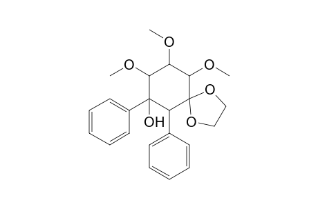 3,3-Ethylenedioxy-4,5,6-trimethoxy-1,2-diphenylcyclohexanol