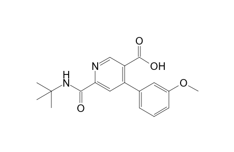 6-(tert-butylcarbamoyl)-4-(3-methoxyphenyl)nicotinic acid