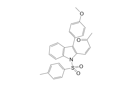 (Z)-4-[3-(4-Methoxyphenyl)-1-tosyl-1H-indol-2-yl]but-3-en-2-one