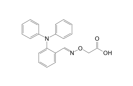 2-[(E)-[2-(diphenylamino)phenyl]methylideneamino]oxyethanoic acid
