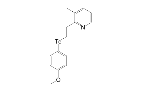 2-[2-(4-METHOXYPHENYL)-TELLUROETHYL]-3-METHYL-PYRIDINE
