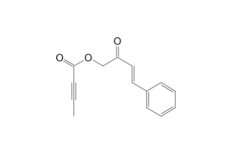 2-Oxo-4-phenylbut-3-enyl but-2-ynoate