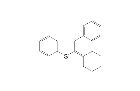 Benzene, [(1-cyclohexylidene-2-phenylethyl)thio]-