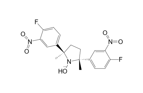 1-Pyrrolidinyloxy, 2,5-bis(4-fluoro-3-nitrophenyl)-2,5-dimethyl-, trans-