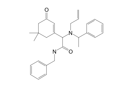 2-[Allyl-(1-phenyl-ethyl)-amino]-N-benzyl-2-(5,5-dimethyl-3-oxo-cyclohex-1-enyl)-acetamide