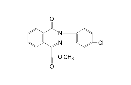 3-(p-CHLOROPHENYL)-3,4-DIHYDRO-4-OXO-1-PHTHALAZINECARBOXYLIC ACID, METHYL ESTER
