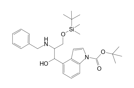 tert-Butyl 4-[(1RS,2RS)/(1RS,2SR)-2-(Benzylamino)-3-{[(tert-butyl)dimethylsilyl]oxy}-1-hydroxypropyl]indole-1-carboxylate