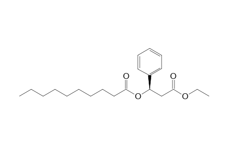 (R)-3-Ethoxy-3-oxo-1-phenylpropyl decanoate