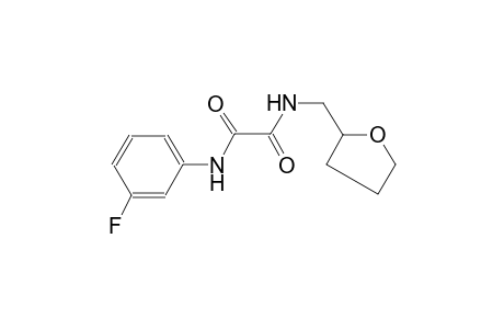 N~1~-(3-fluorophenyl)-N~2~-(tetrahydro-2-furanylmethyl)ethanediamide