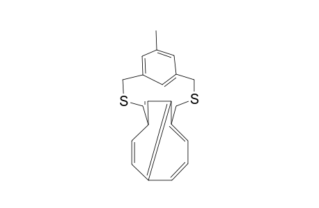 7-Methyl-3,11-dithiatetracyclo[11.6.2.1(5,9).0(17,21)-docosan-5,7,9(22),13,15,17(21),18,1(20)-octaene