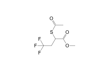 2-(acetylthio)-4,4,4-trifluoro-butyric acid methyl ester