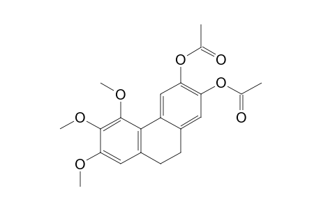 6,7-DIACETOXY-2,3,4-TRIMETHOXY-9,10-DIHYDRO-PHENANTHRENE