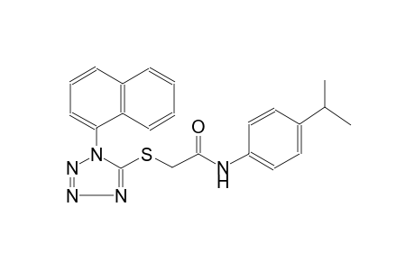 N-(4-isopropylphenyl)-2-{[1-(1-naphthyl)-1H-tetraazol-5-yl]sulfanyl}acetamide