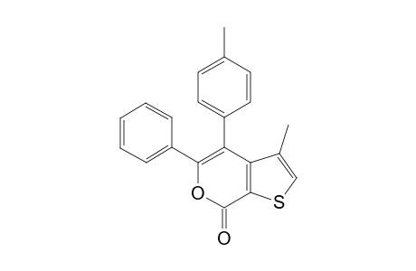 3-Methyl-5-phenyl-4-(p-tolyl)-7H-thieno[2,3-c]pyran-7-one