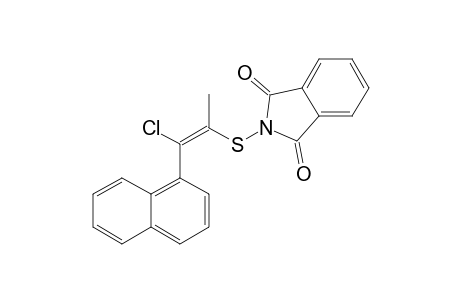 N-[(E)-2-Chloro-1-methyl-2-(1-naphthyl)vinylthio]phthalimide