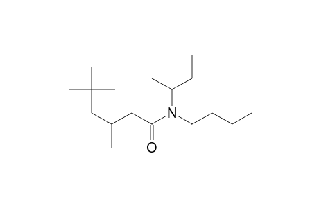 Hexanamide, 3,5,5-trimethyl-N-(2-butyl)-N-butyl-