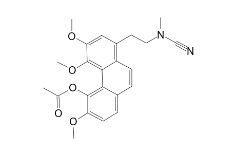 8-[(N-Methyl-N-cyano)aminoethyl]-4-acetoxy-3,5,6-trimethoxy-phenanthrene