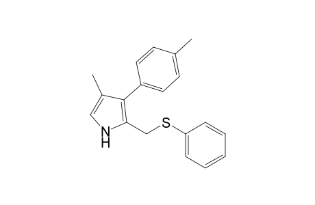 4-Methyl-2-phenylthiomethyl-3-(p-tolyl)pyrrole