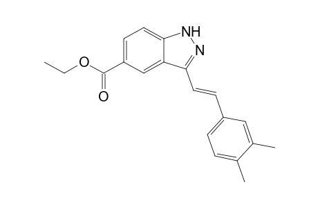 (E)-ethyl 3-(3,4-dimethylstyryl)-1H-indazole-5-carboxylate