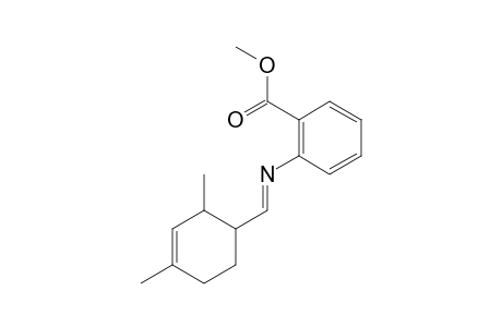 Benzoic acid, 2-[[(2,4-dimethyl-3-cyclohexen-1-yl)methylene]amino]-, methyl ester