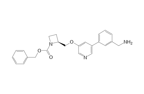 3-[5-[[1-(Benzyloxycarbonyl)-2(S)-azetidinyl]methoxy]-3-pyridyl]benzylamine