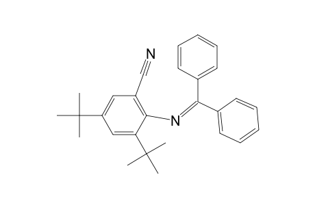2,4-Di-tert-butyl-6-cyano-N-(.alpha.-phenylbenzylidene)aniline