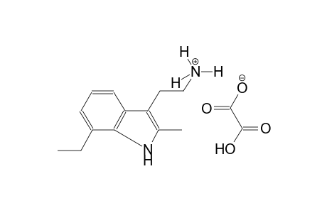 2-(7-ethyl-2-methyl-1H-indol-3-yl)ethanaminium carboxyformate