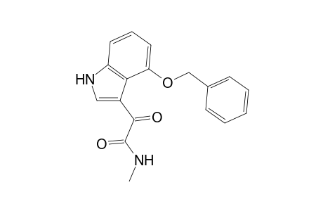 4-Benzyloxyindole-3-yl)-N-methylglyoxylamide