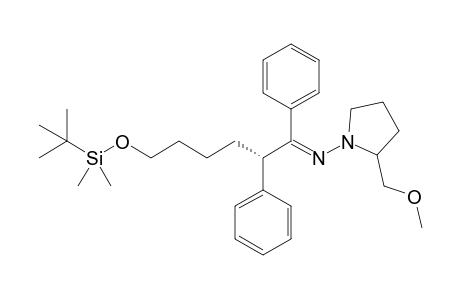 (S)-1-[6-(tert-Butyldimethylsiloxy)-1,2-diphenylhexylidene]amino-2-methoxymethylpyrrolidene
