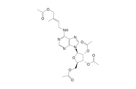 (2R,3R,4R,5R)-2-(6-((E)-4-acetoxy-3-methylbut-2-enylamino)-9H-purin-9-yl)-5-(acetoxymethyl)tetrahydrofuran-3,4-diyl diacetate