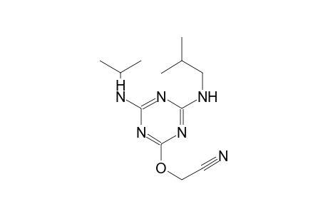 {[4-(isobutylamino)-6-(isopropylamino)-1,3,5-triazin-2-yl]oxy}acetonitrile