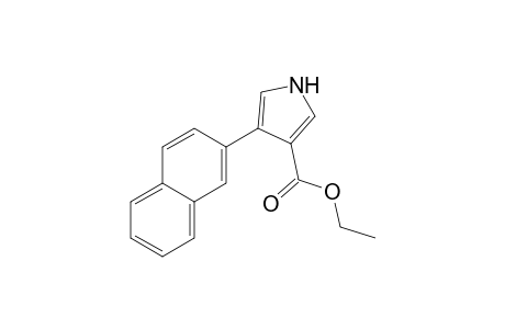 Ethyl 4-(2-naphthyl)pyrrole-3-carboxylate