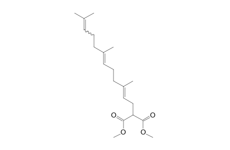 2-[(2E,6E)-3,7,11-trimethyldodeca-2,6,10-trienyl]malonic acid dimethyl ester
