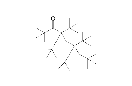 t-Butyl[bis[1,2-di(t-Butyl)-3-{1',2',3'-tri(t-butyl)-2'-cyclopropen-1'-yl}-2-cyclopropen-1-yl] ketone