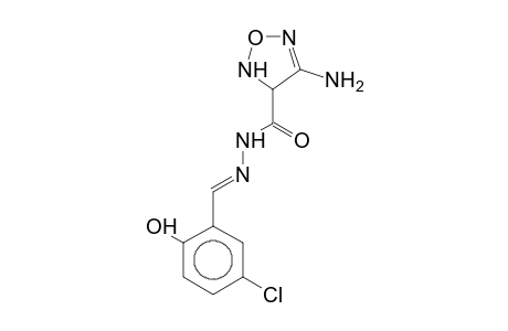 N'-(2-hydroxy-5-chlorobenzylidene)-3-amino-1,2,5-oxadiazol-2-ine-4-