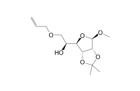 Methyl 6-O-allyl-2,3-O-isopropylidene-.alpha.,L-talofuranoside
