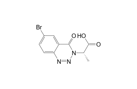 1,2,3-Benzotriazine-3(4H)-acetic acid, 6-bromo-.alpha.-methyl-4-oxo-, (S)-