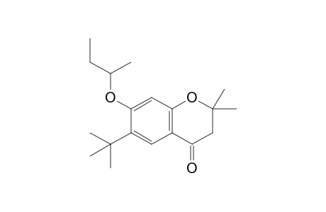 7-[(sec-Butyl)oxy]-6-(t-butyl)-2,2-dimethyl-4-chromanone