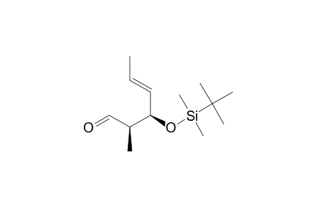 (E,2R,3R)-3-(tert-butyl-dimethylsilyl)oxy-2-methylhex-4-enal