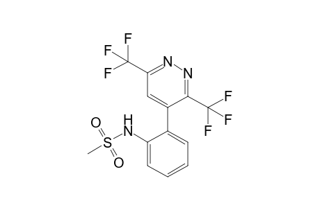 N-{2-[3,6-Bis(trifluoromethyl)pyridazin-4-yl]phenyl}methanesulfonamide