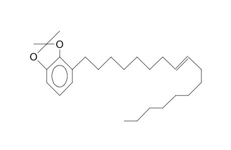 (E)-4-(Heptadec-8'-enyl)-2,2-dimethyl-1,3-benzodioxole