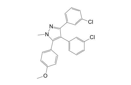 3,4-Bis(3-chlorophenyl)-5-(4-methoxyphenyl)-1-methyl-1Hpyrazole