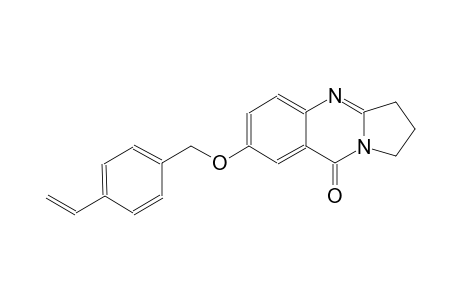 pyrrolo[2,1-b]quinazolin-9(1H)-one, 7-[(4-ethenylphenyl)methoxy]-2,3-dihydro-