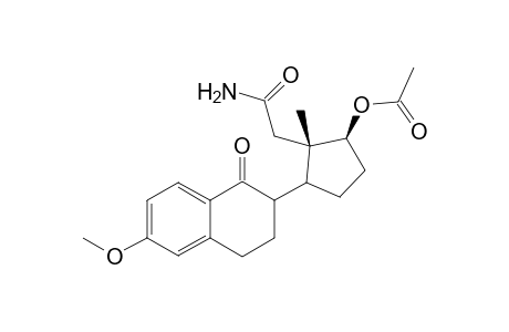 17.beta.-Acetoxy-3-methoxy-9-oxo-9,11-seco-1,3,5(10)-estratrien-11-carboxamide