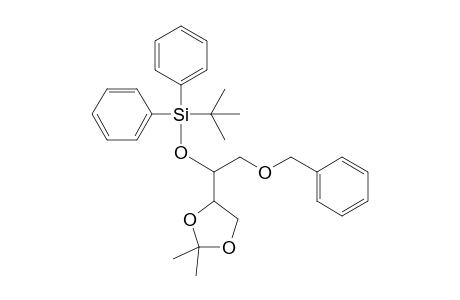 1-O-Benzyl-2-O-(t-butyldiphenylsilyl)-3,4-O-isopropylidenebutane-1,2,3,4-tetrol